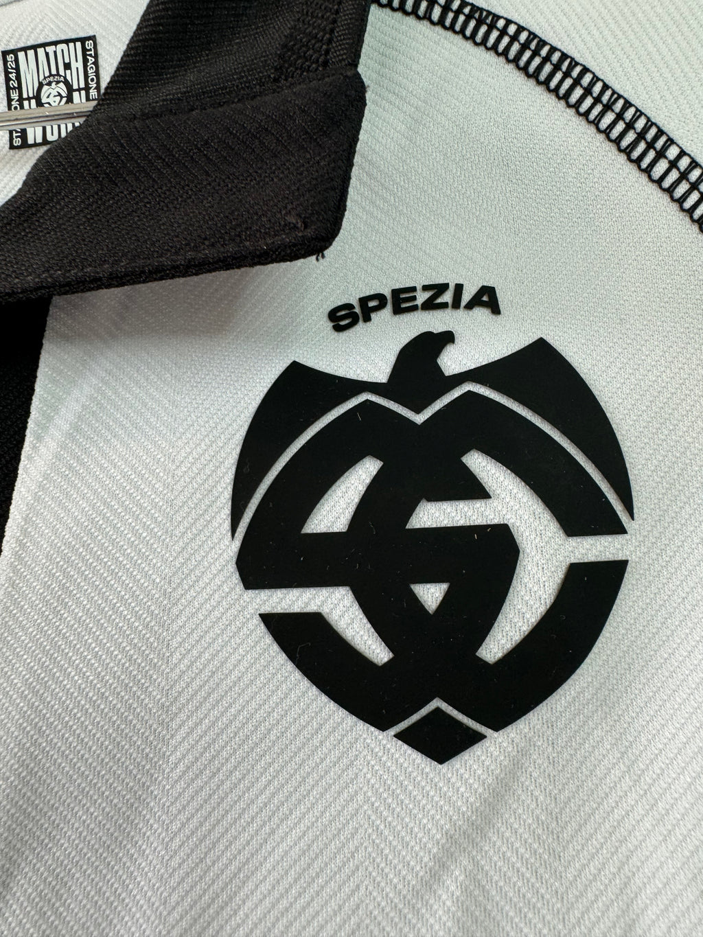 SPEZIA MATCH WORN HOME SHIRT 2024-2025 FALCINELLI #11