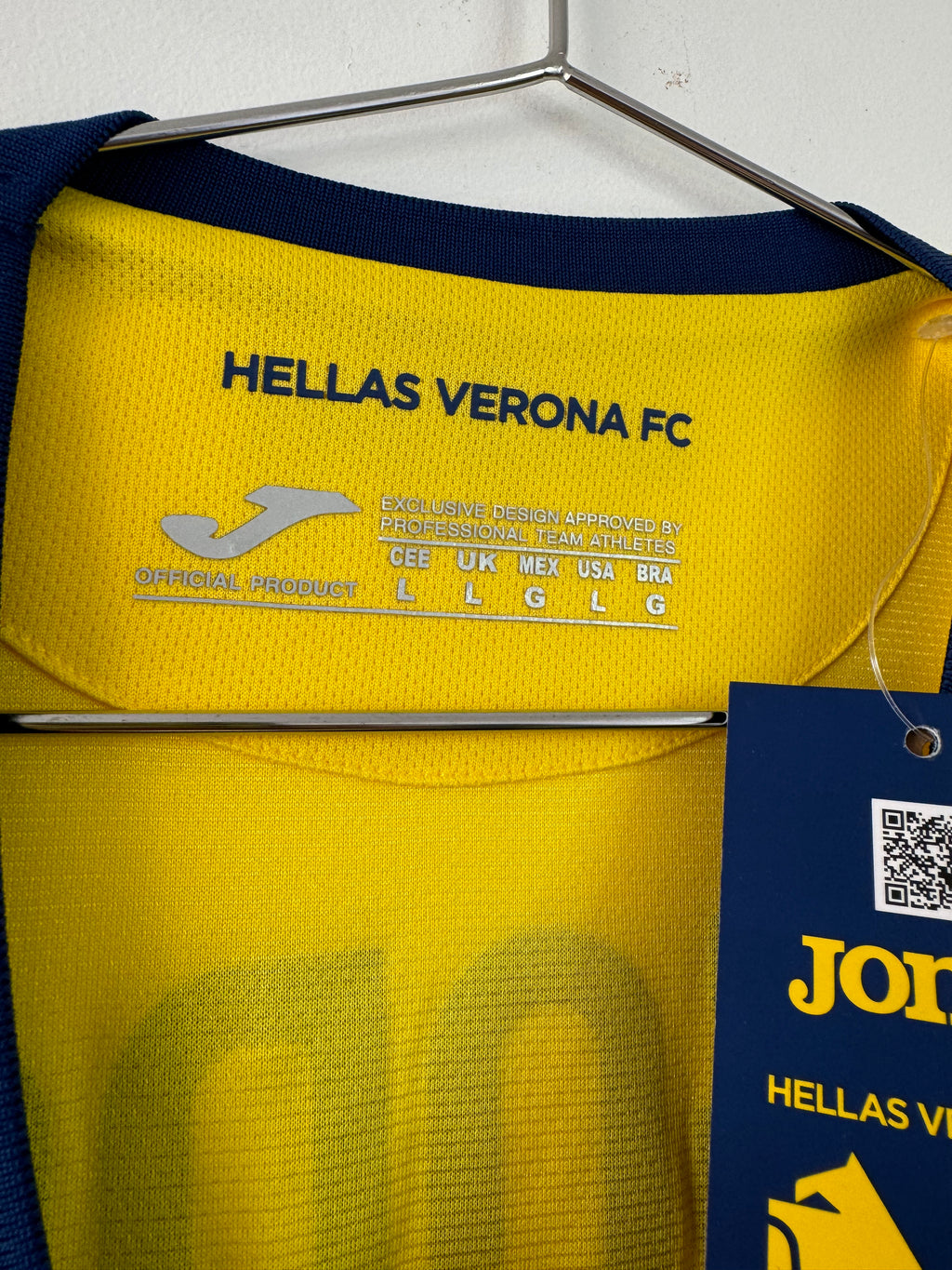 HELLAS VERONA AWAY SHIRT 2023-2024 NGONGE #26 [L] MATCH ISSUE