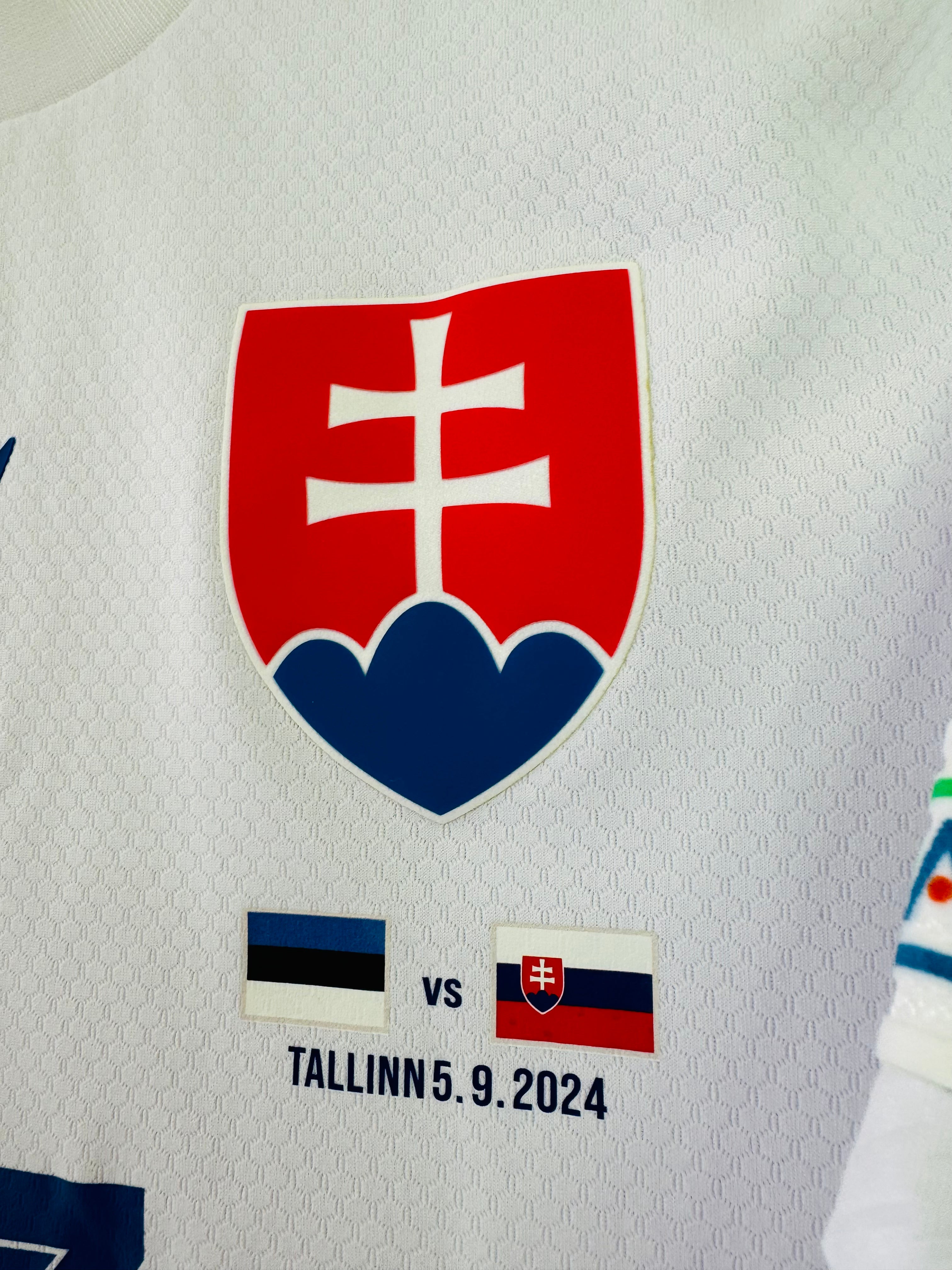 SLOVAKIA 2024 2025 AWAY SHIRT MARCON MATCH WORN KOZLOVSKY #13