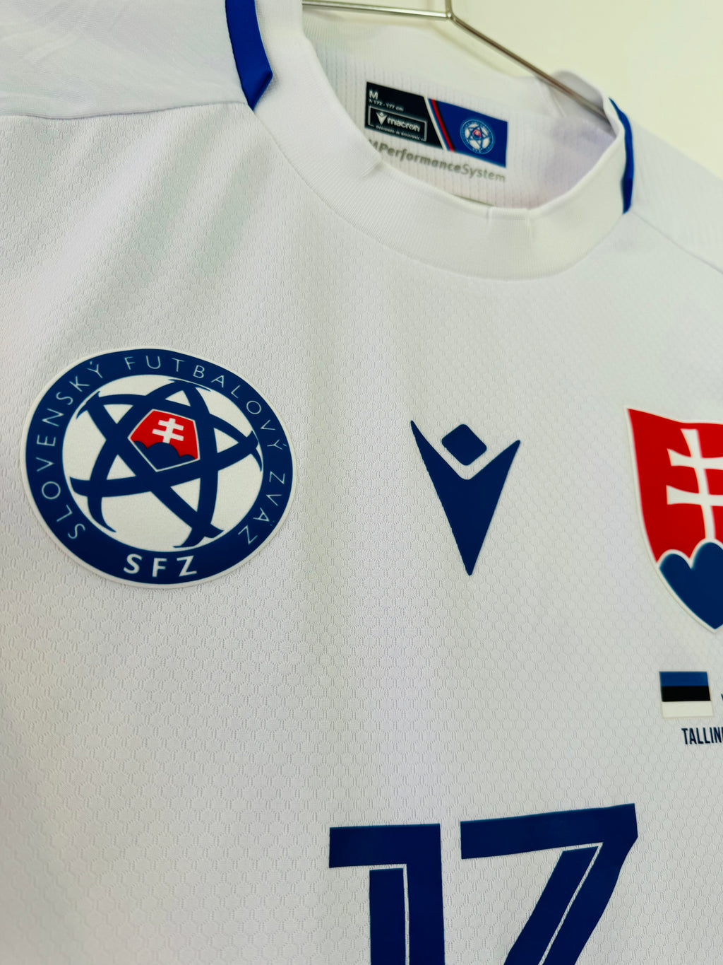 SLOVAKIA 2024 2025 AWAY SHIRT MARCON MATCH WORN KOZLOVSKY #13