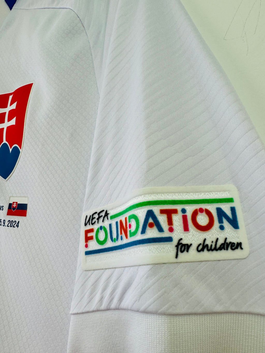 SLOVAKIA 2024 2025 AWAY SHIRT MARCON MATCH WORN KOZLOVSKY #13