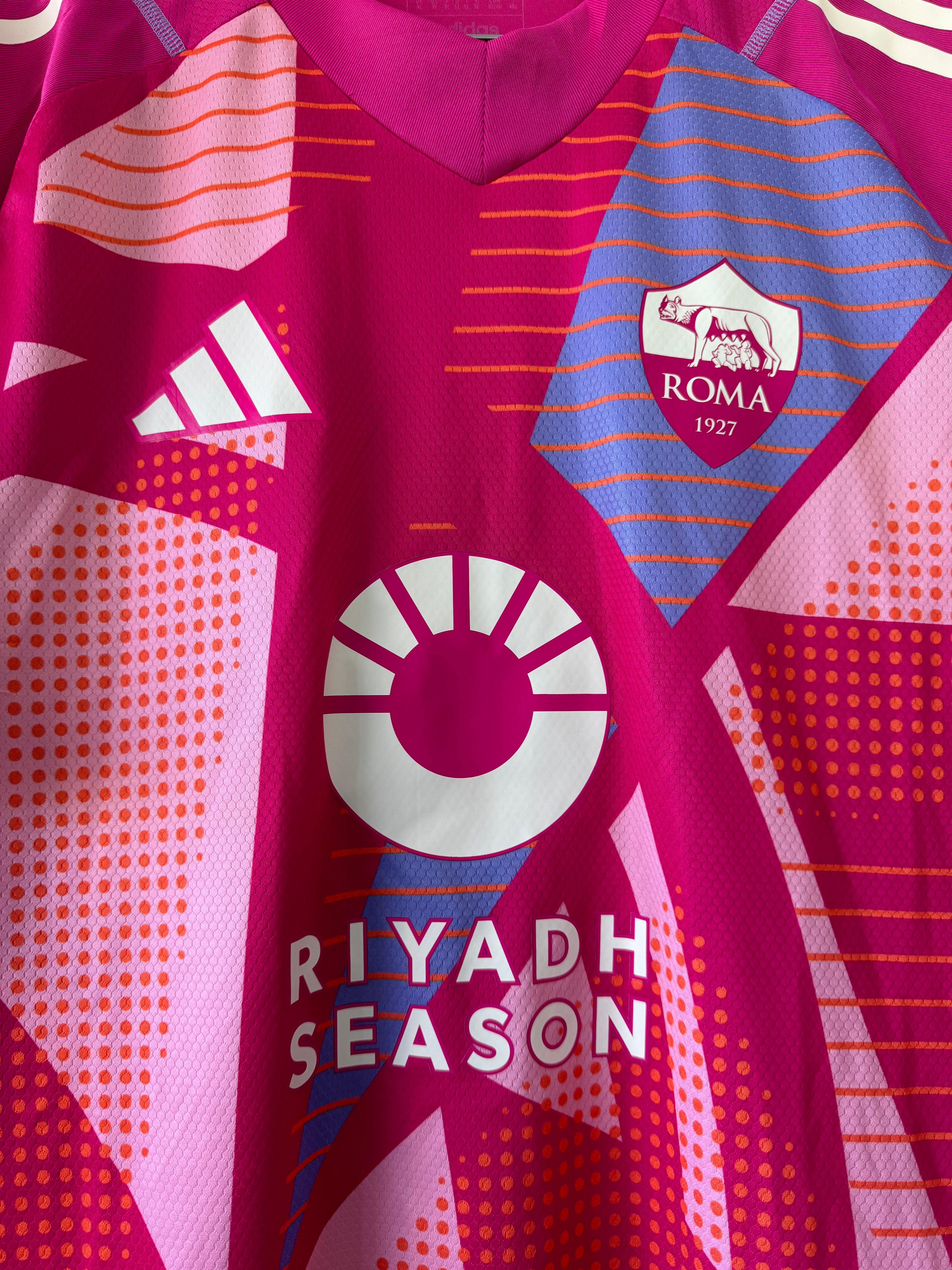 AS ROMA MATCH WORN SHIRT MATHEW RYAN #98 GOALKEEPER 2024-2025