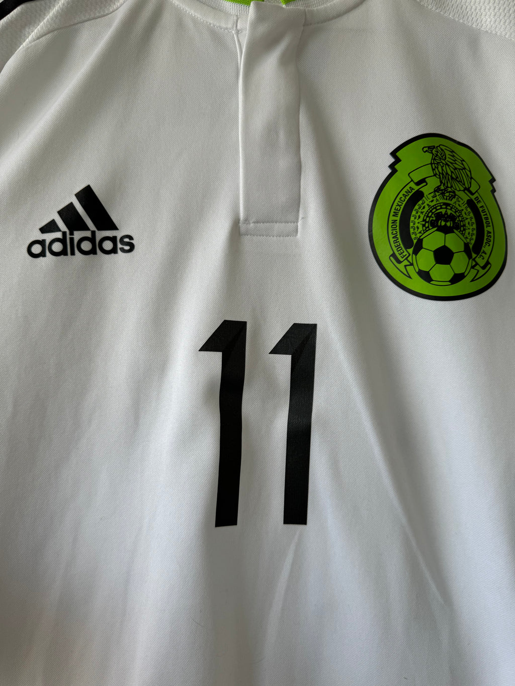 MEXICO 2015-2017 AWAY SHIRT MATCH ISSUE CARLOS VELA #11