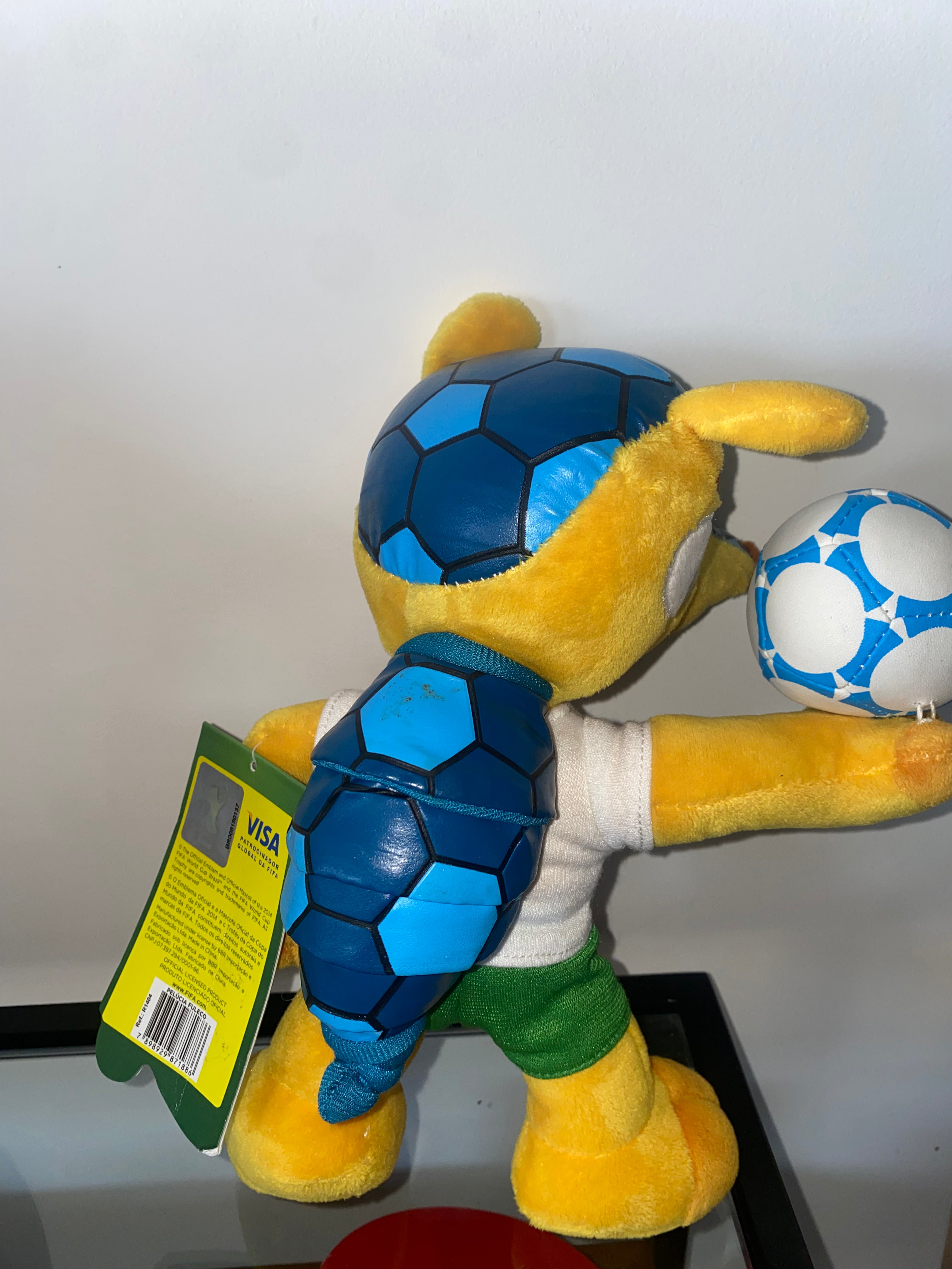 FULECO OFFICIAL MASCOT BRAZIL 2014 FIFA WORLD CUP STUFFED TOY