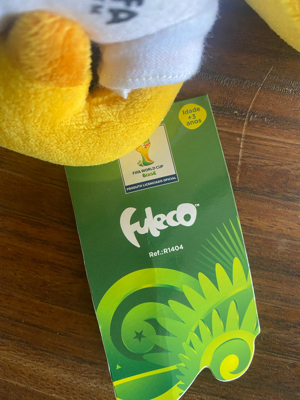 FULECO OFFICIAL MASCOT BRAZIL 2014 FIFA WORLD CUP STUFFED TOY