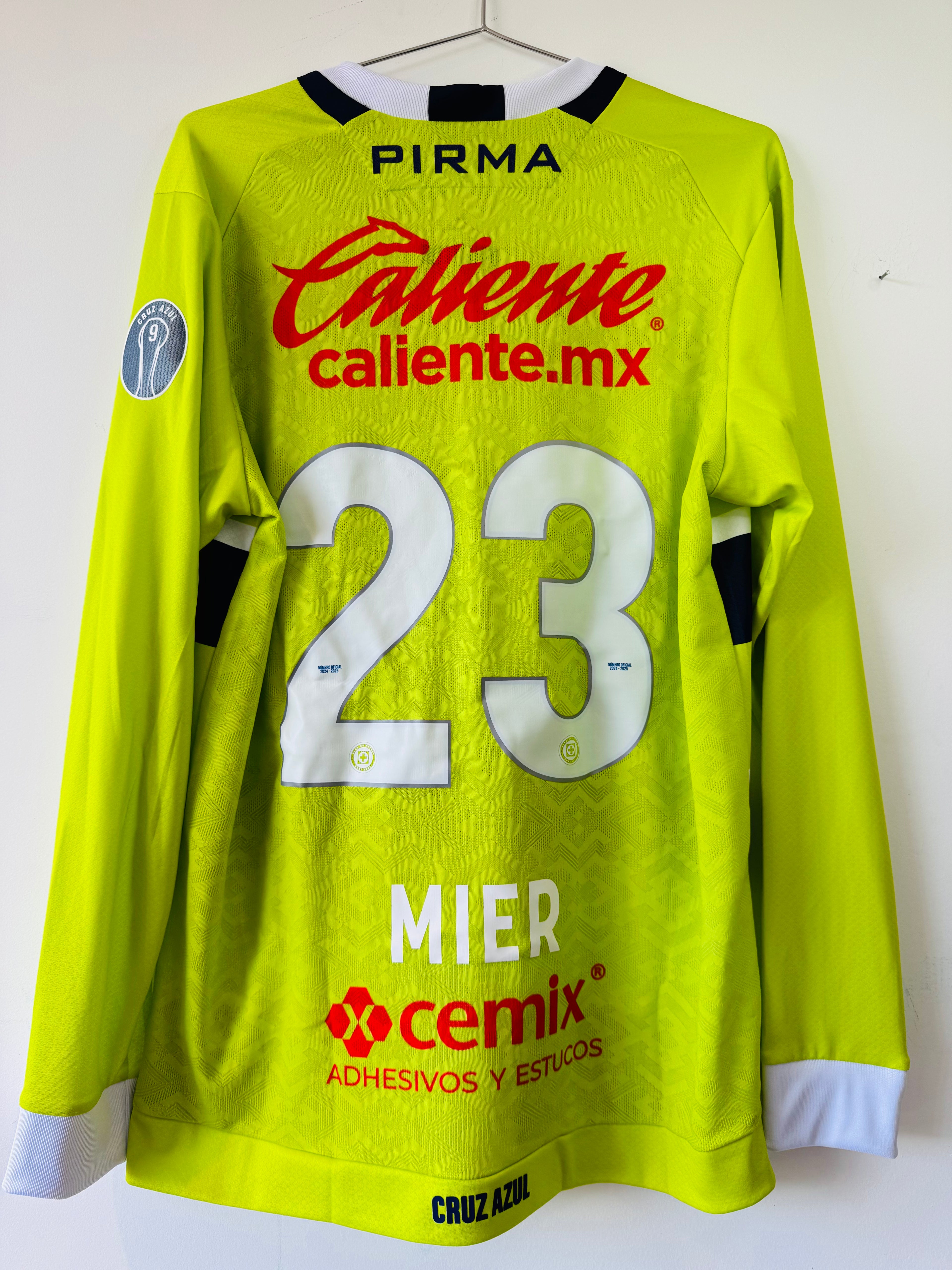 CRUZ AZUL GOALKEEPER SHIRT 2024-2025 KEVIN MIER #23 [L]