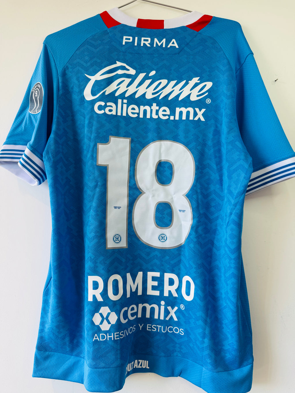 CRUZ AZUL HOME SHIRT 2024-2025 LUKA ROMERO #18 [L]