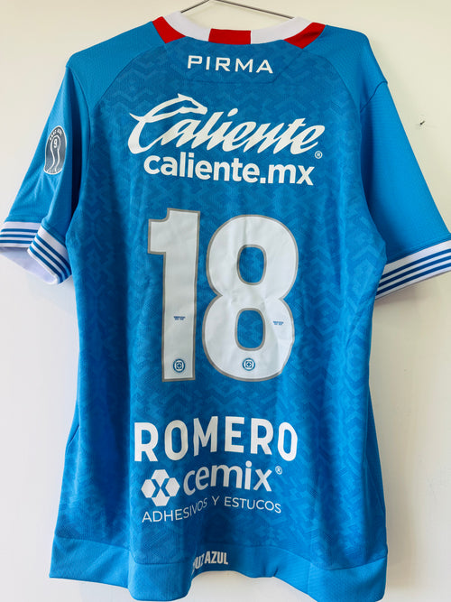 Cruz Azul Home Shirt 2024-2025 Luka Romero #18 Size L