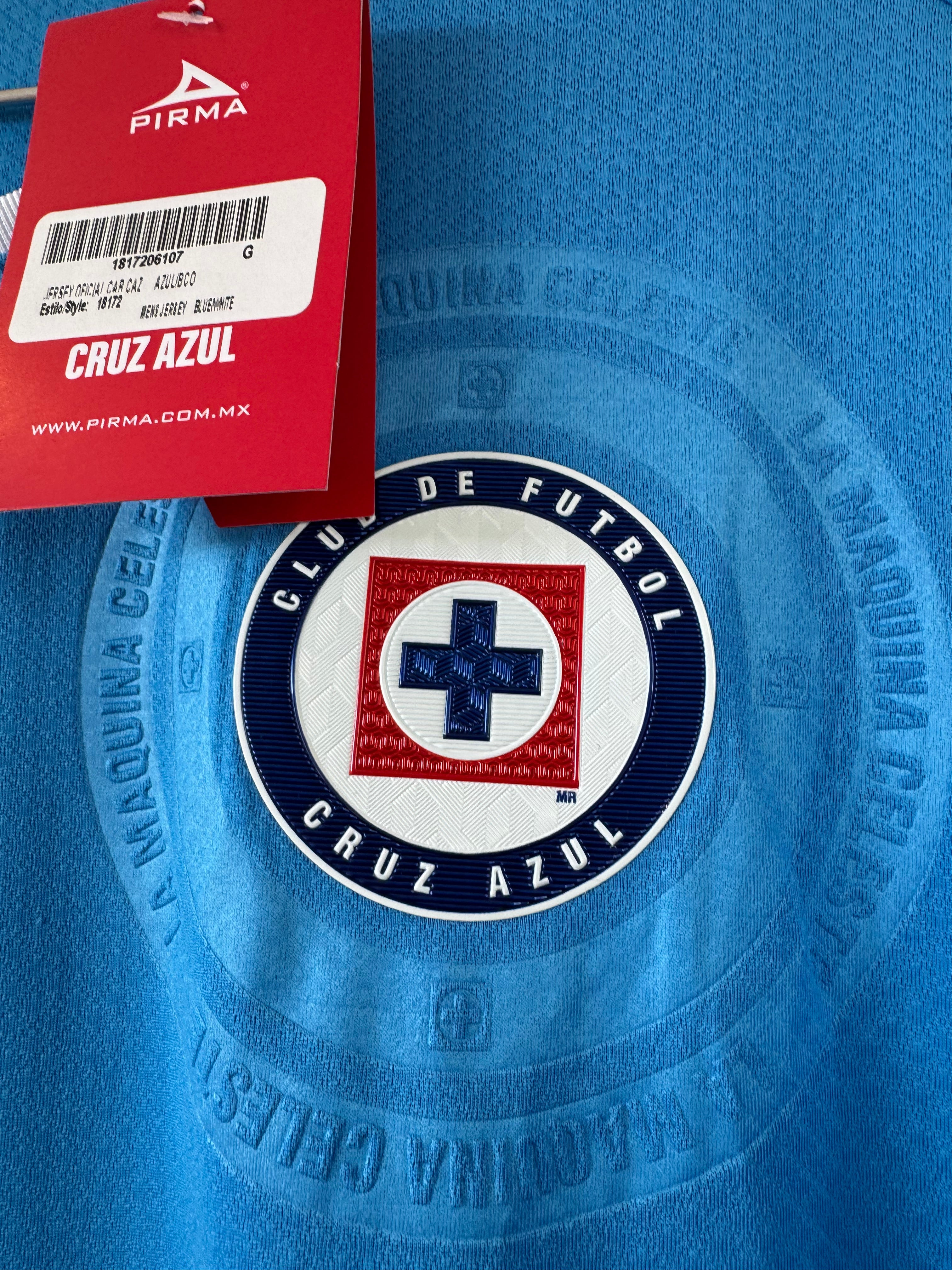 CRUZ AZUL HOME SHIRT 2024-2025 LUKA ROMERO #18 [L]