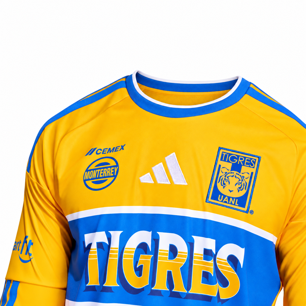 NEW TIGRES UANL HOME SHIRT 2026-2027 LONG SLEEVE
