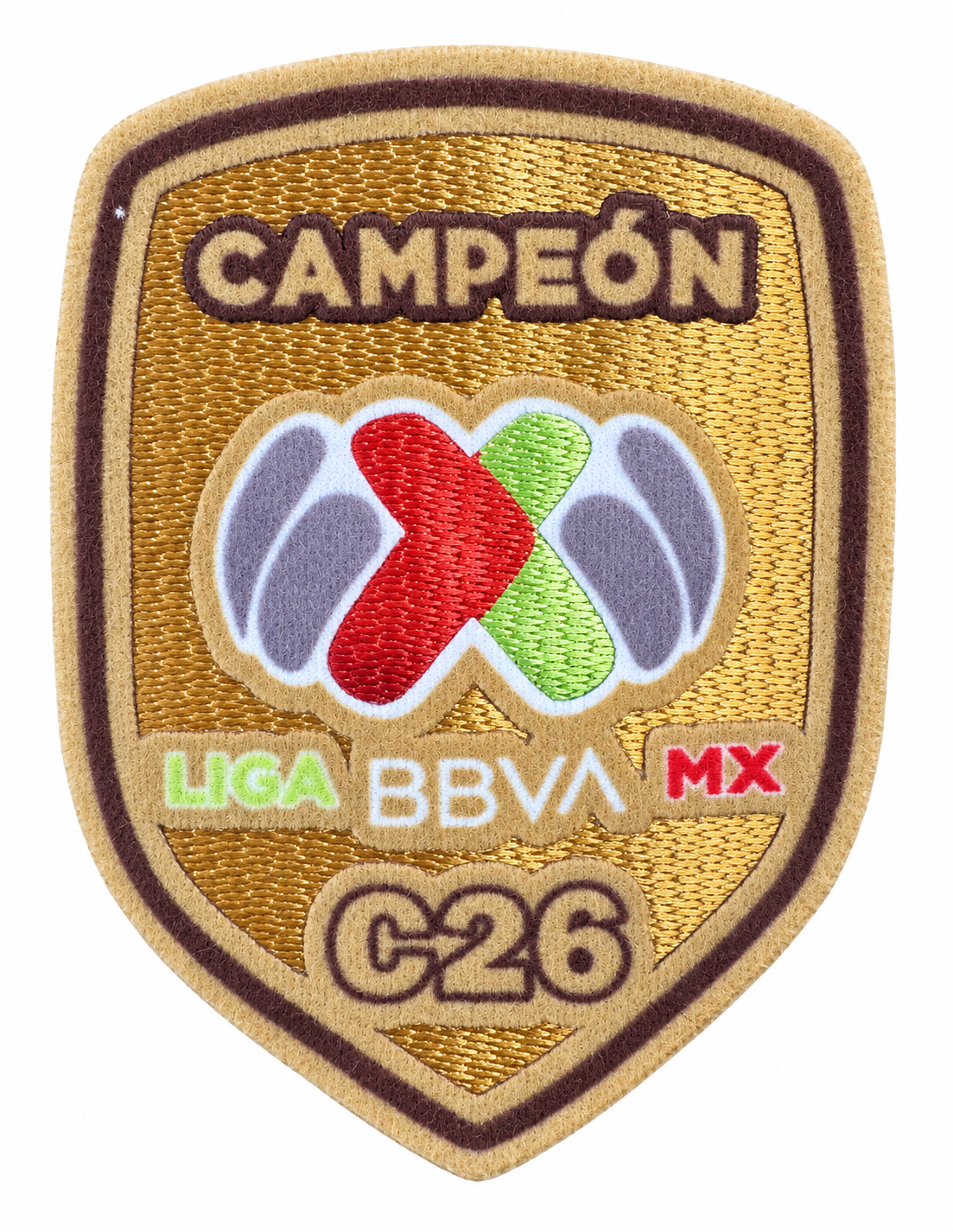 Official Cruz Azul Champion Patch 2026 C26 Gold