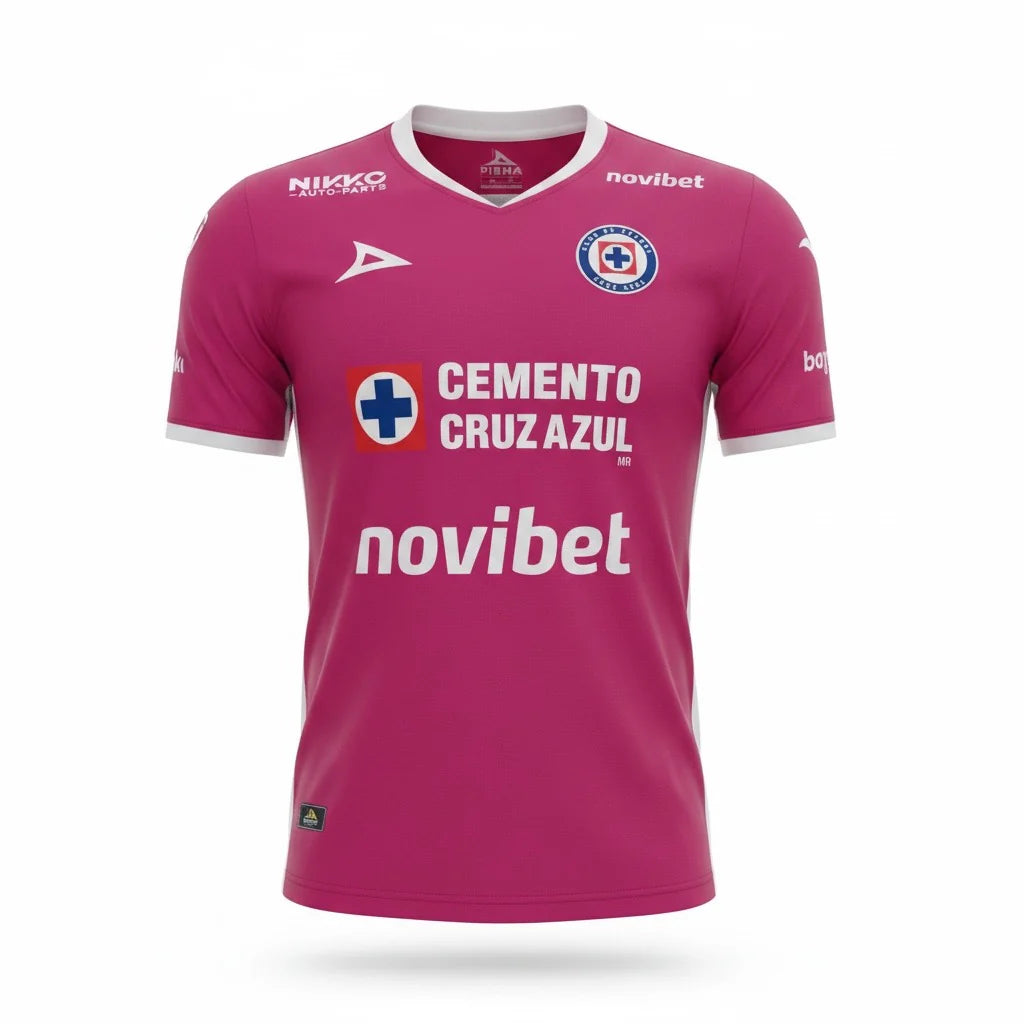 CRUZ AZUL GOALKEEPER PINK SHIRT 2025-2026 PIRMA MEN LIMITED EDITION LIGA MX