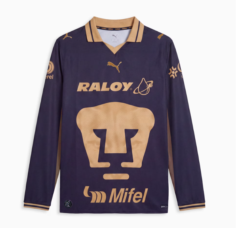 NEW PUMAS HOME SHIRT 2026-2027 LONG SLEEVE AUTHENTIC PUMA