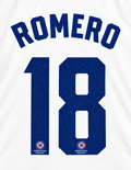 Official Name Set Romero #18 Cruz Azul 2026-2027 Away Shirt