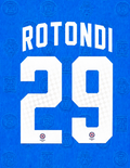 OFFICIAL NAME SET ROTONDI #29 CRUZ AZUL 2026-2027 HOME SHIRT