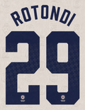 OFFICIAL NAME SET ROTONDI #29 CRUZ AZUL 2026-2027 AWAY SHIRT