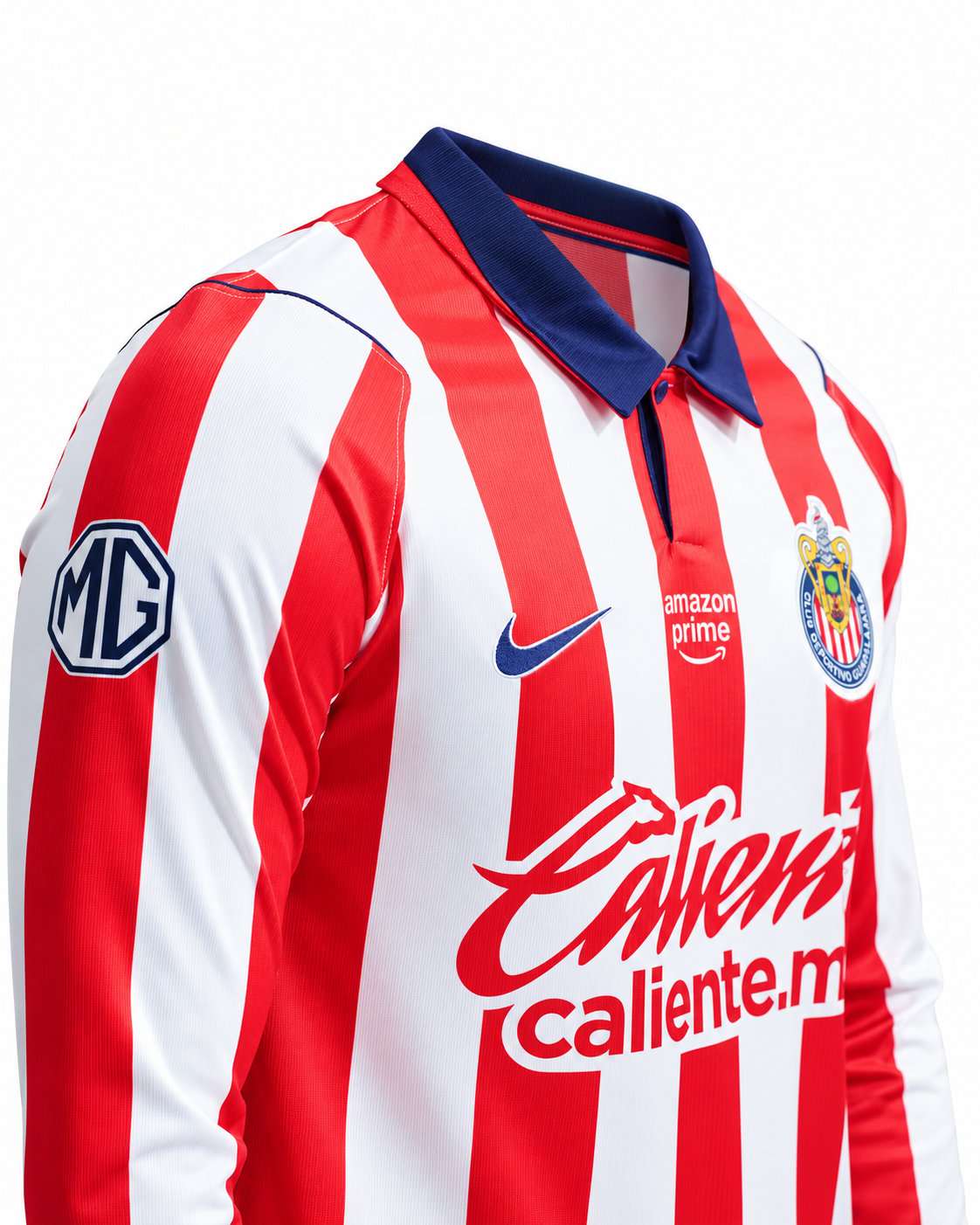 NEW CHIVAS GUADALAJARA HOME STADIUM SHIRT LONG SLEEVE 2026-2027