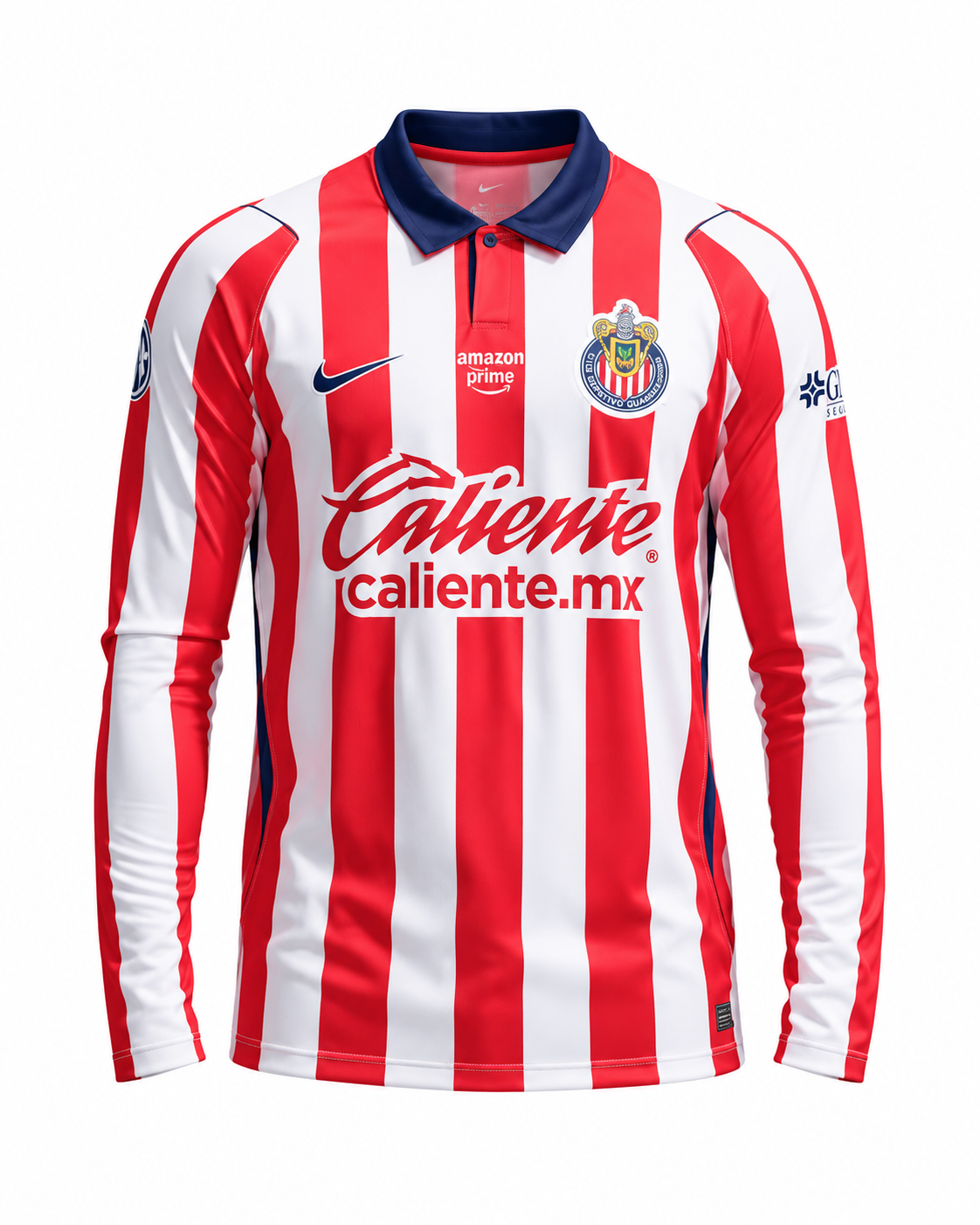 NEW CHIVAS GUADALAJARA HOME STADIUM SHIRT LONG SLEEVE 2026-2027