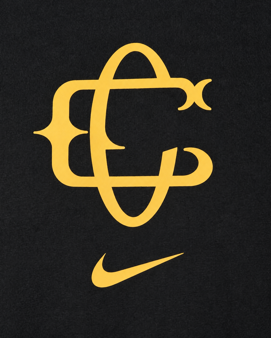 NEW CHIVAS GUADALAJARA MONOGRAM T-SHIRT BLACK & GOLD