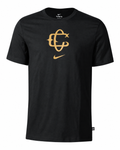 NEW CHIVAS GUADALAJARA MONOGRAM T-SHIRT BLACK & GOLD