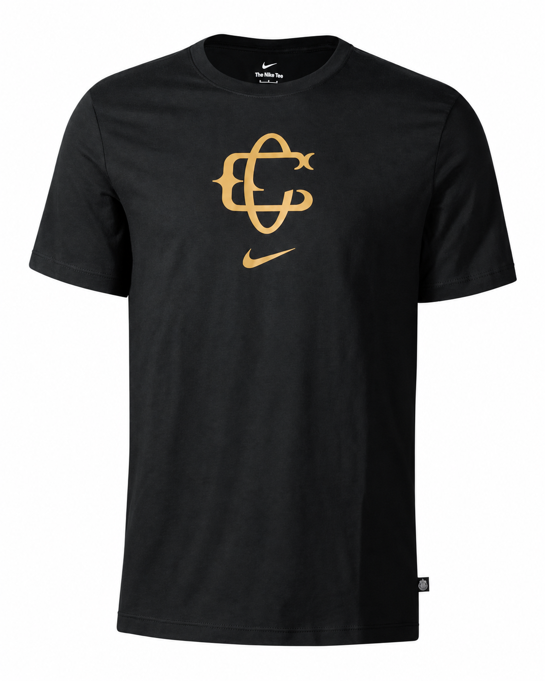 NEW CHIVAS GUADALAJARA MONOGRAM T-SHIRT BLACK & GOLD
