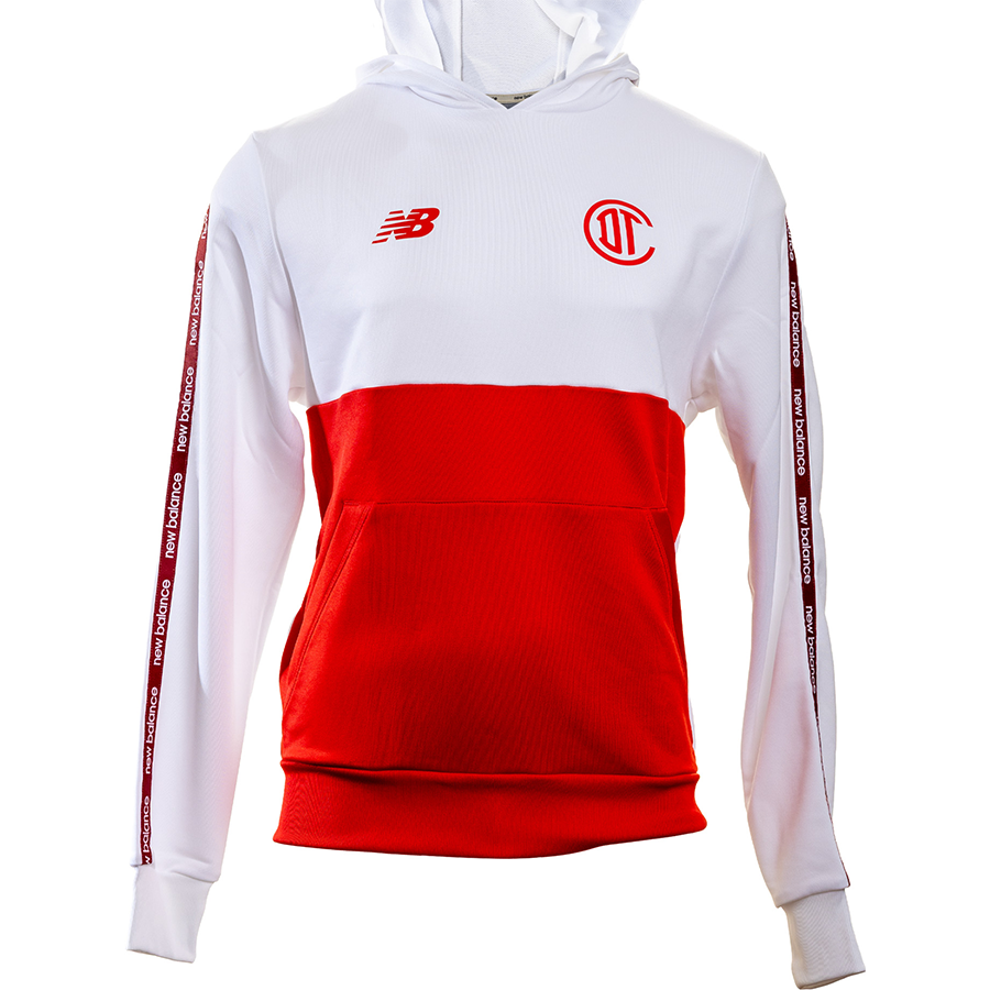 Toluca FC Training Hoodie White & Red