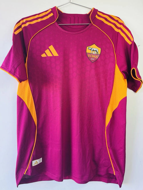 AS ROMA MATCH WORN HOME SHIRT BALDANZI 25-26 ADIDAS