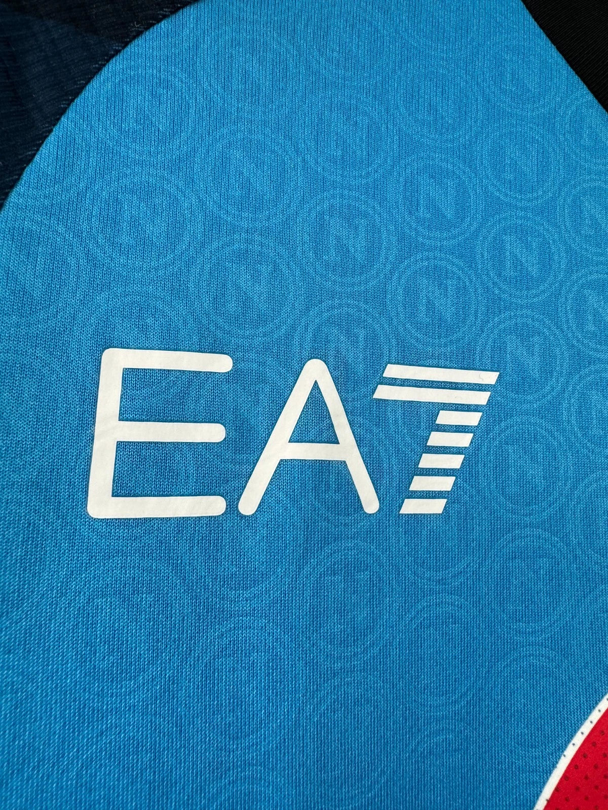 SSC NAPOLI MATCH WORN HOME SHIRT DEMME #4 EA7 22-23
