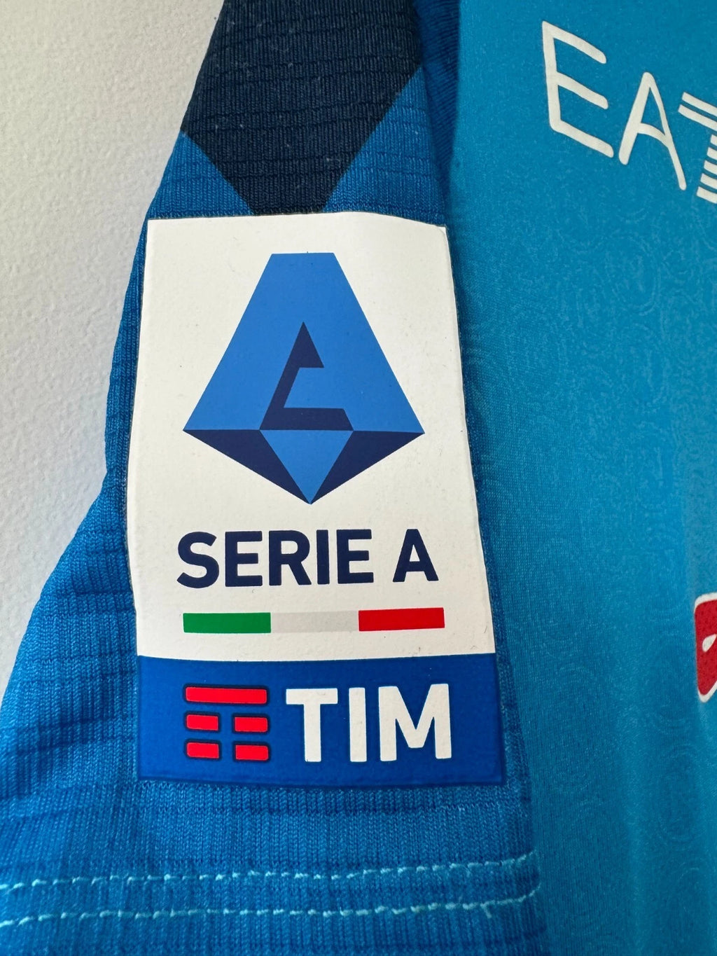 SSC NAPOLI MATCH WORN HOME SHIRT DEMME #4 EA7 22-23