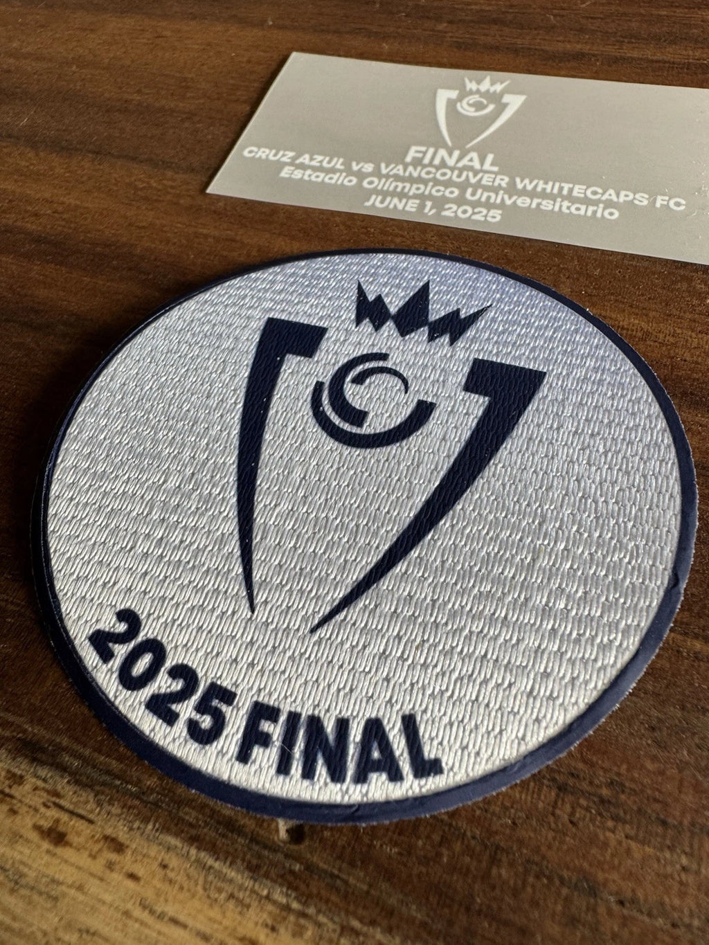 CRUZ AZUL CONCACAF CHAMPIONS CUP FINAL PATCH & MATCH DETAIL