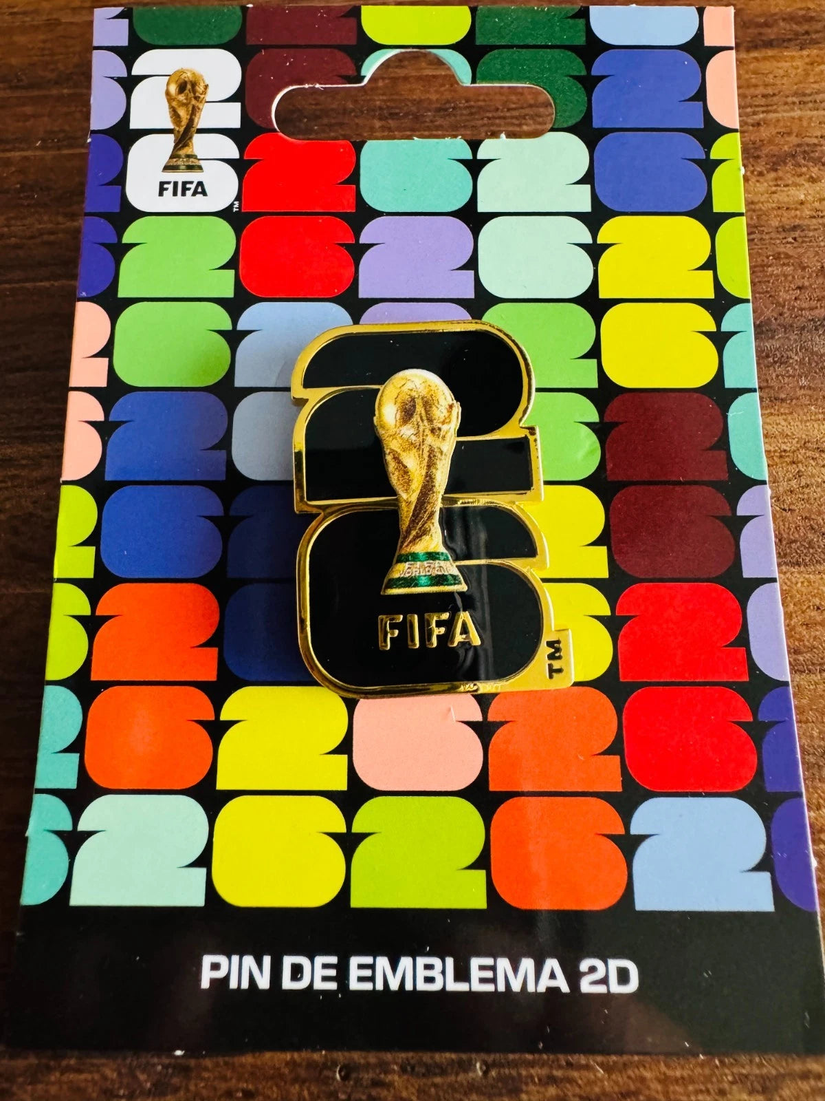 COLLECTIBLE PIN FIFA WORLD CUP 2026 CUP LOGO