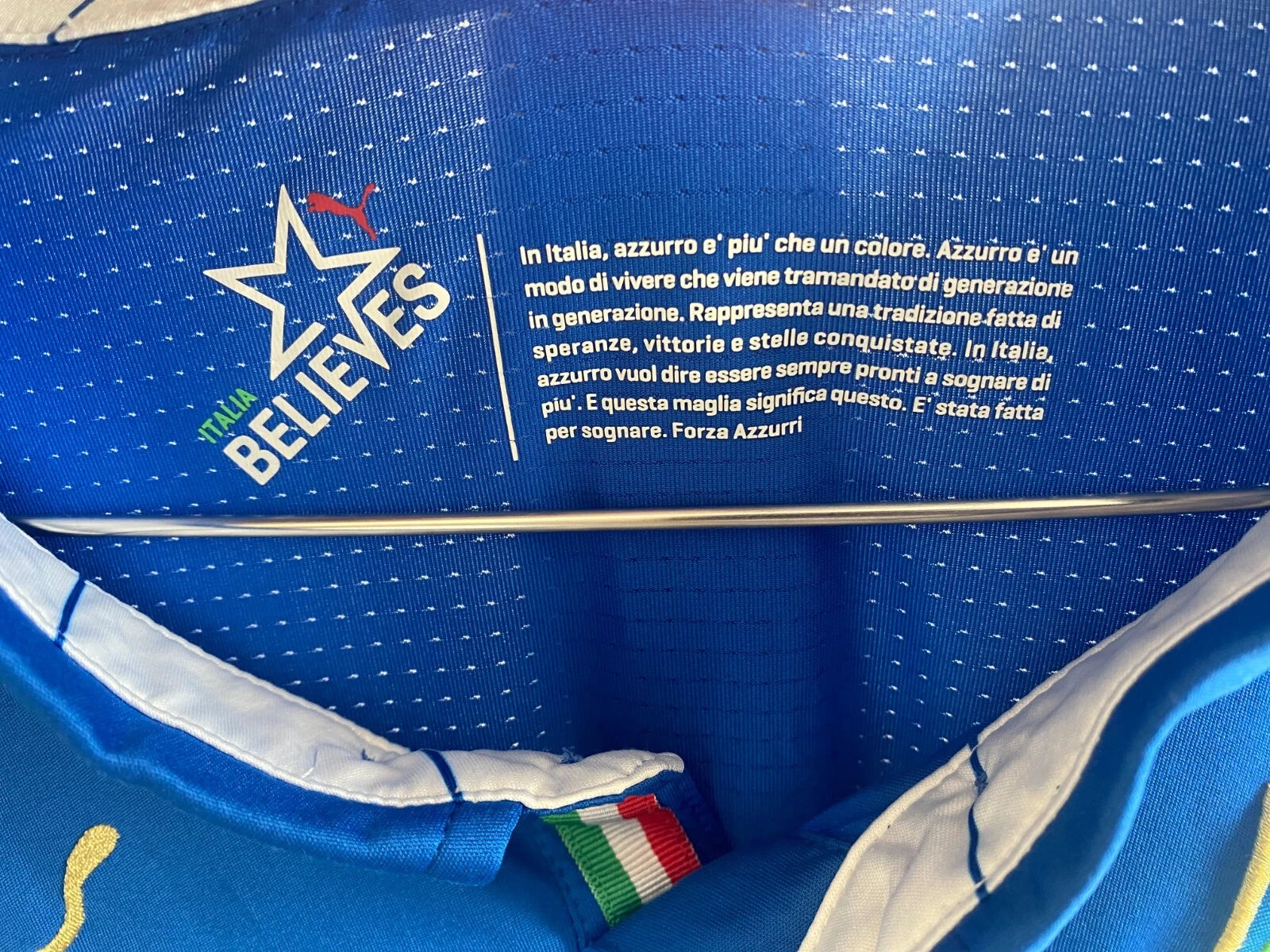 ITALY HOME SHIRT PUMA 2014 PIRLO #21 [L] WORLD CUP BRAZIL 2014
