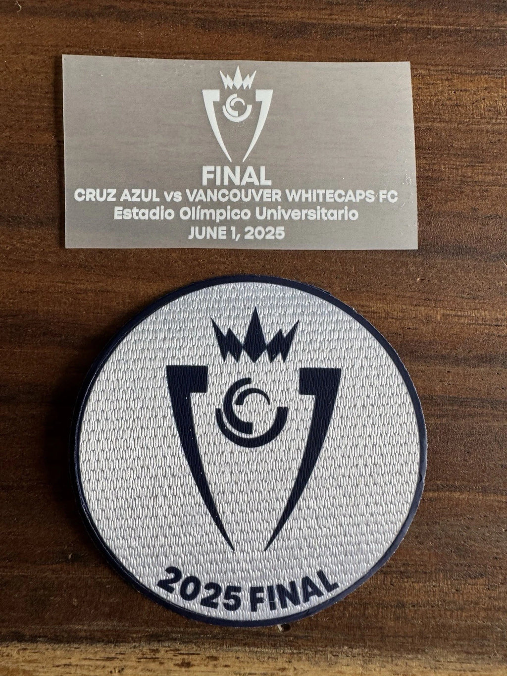 CRUZ AZUL CONCACAF CHAMPIONS CUP FINAL PATCH & MATCH DETAIL
