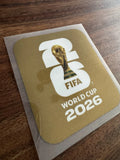 OFFICIAL GOLD PATCH FIFA WORLD CUP 2026 CHAMPIONS