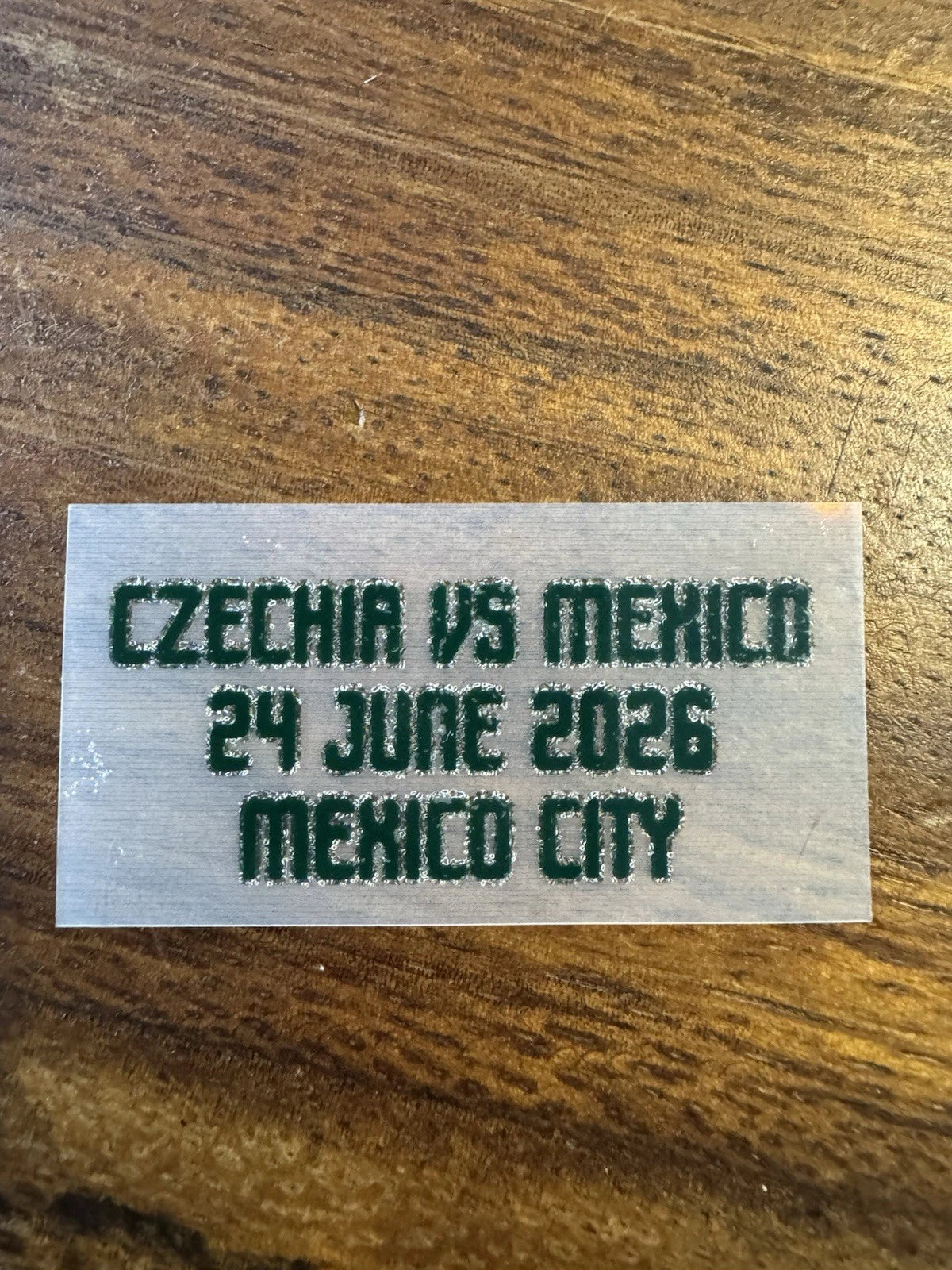 DETALLES DEL PARTIDO MÉXICO VS. REPÚBLICA CHECA MUNDIAL 2026