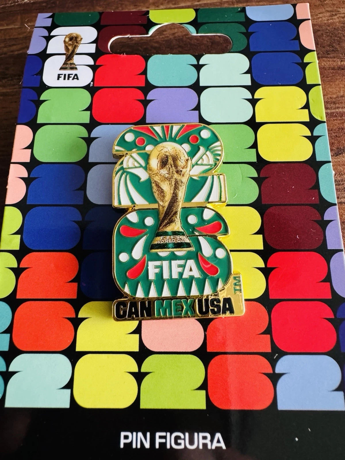 COLLECTIBLE PIN FIFA WORLD CUP 2026 CUP LOGO MEXICO VERSION