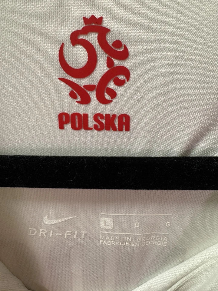 POLAND HOME SHIRT EURO 2020 ROBERT LEWANDOWSKI [L]