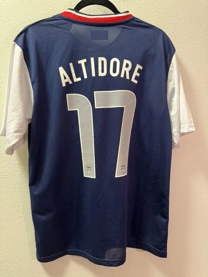 MATCH ISSUE USA NATIONAL TEAM AWAY SHIRT [L] ALTIDORE # 17 2012-2013