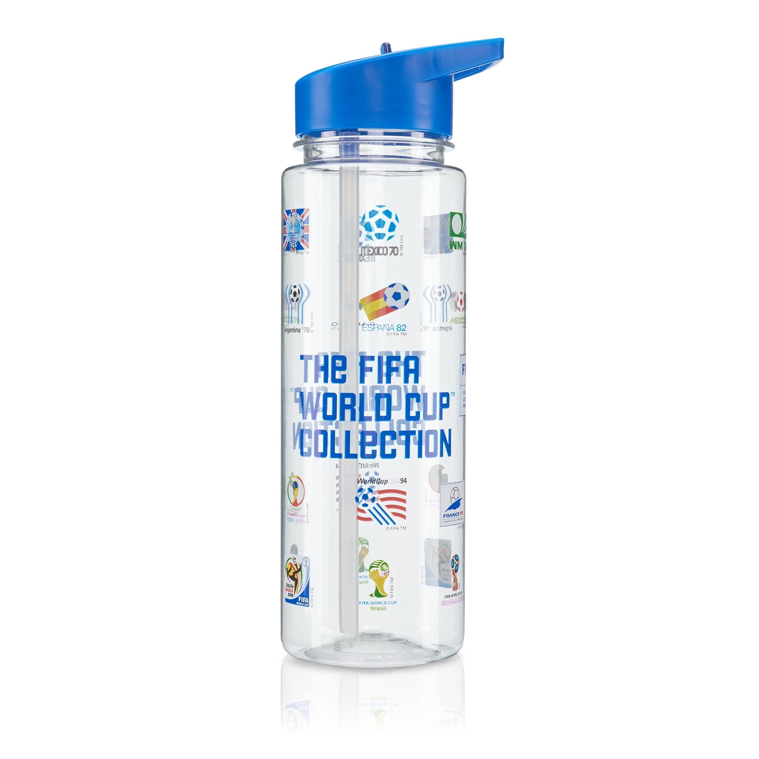 COLLECTIBLE THERMO FIFA WORLD CUPS LOGOS WATER BOTTLE  OFFICIAL LICENSED